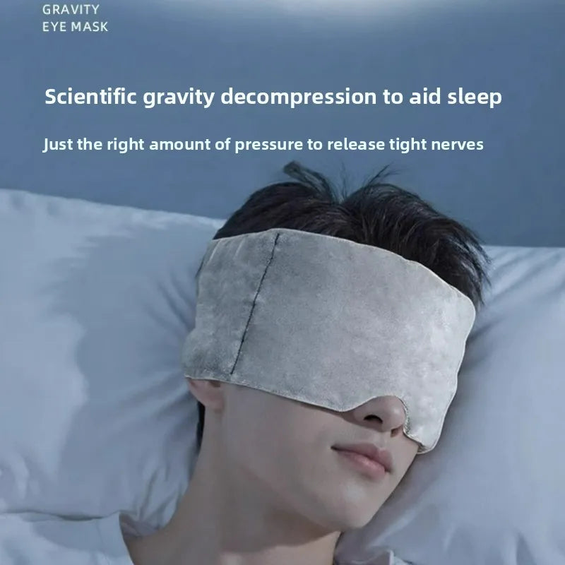 SleepShield™ Weighted Eyemask – 100% Blackout, Strap-Free Design for Deep Sleep and Side-Sleeping Comfort